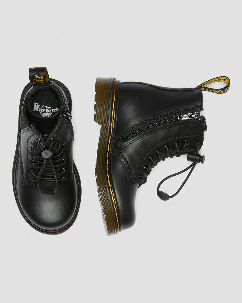 Dr Martens Toddler 1460 Harper Lær Fritidsstøvler Barn Svarte | Norge 158AHK